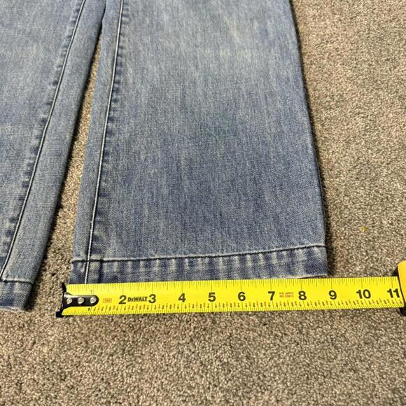 - blue acid washed gap army jeans in good condition - Picture 5 of 7